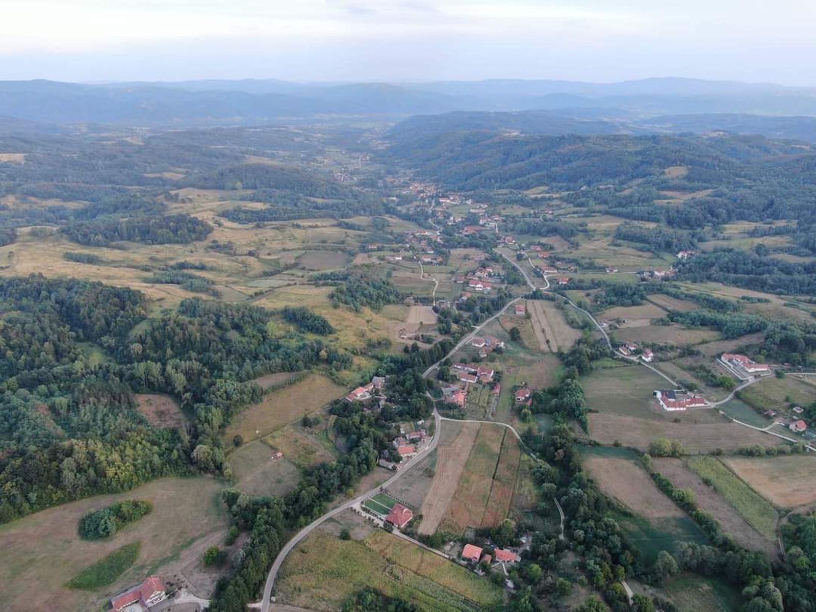 Selo Duboka iz vazduha